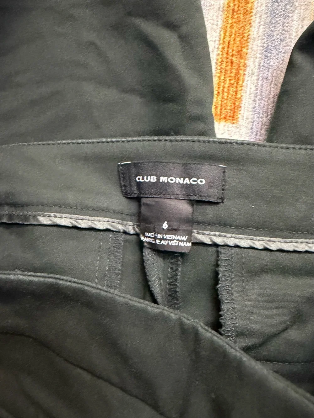Club Monaco dark green pants 6
